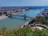 Gellert Hügel, Blick auf Donau (südlich)
