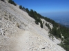 Der Fussweg zum Gipfel des Mont Ventoux