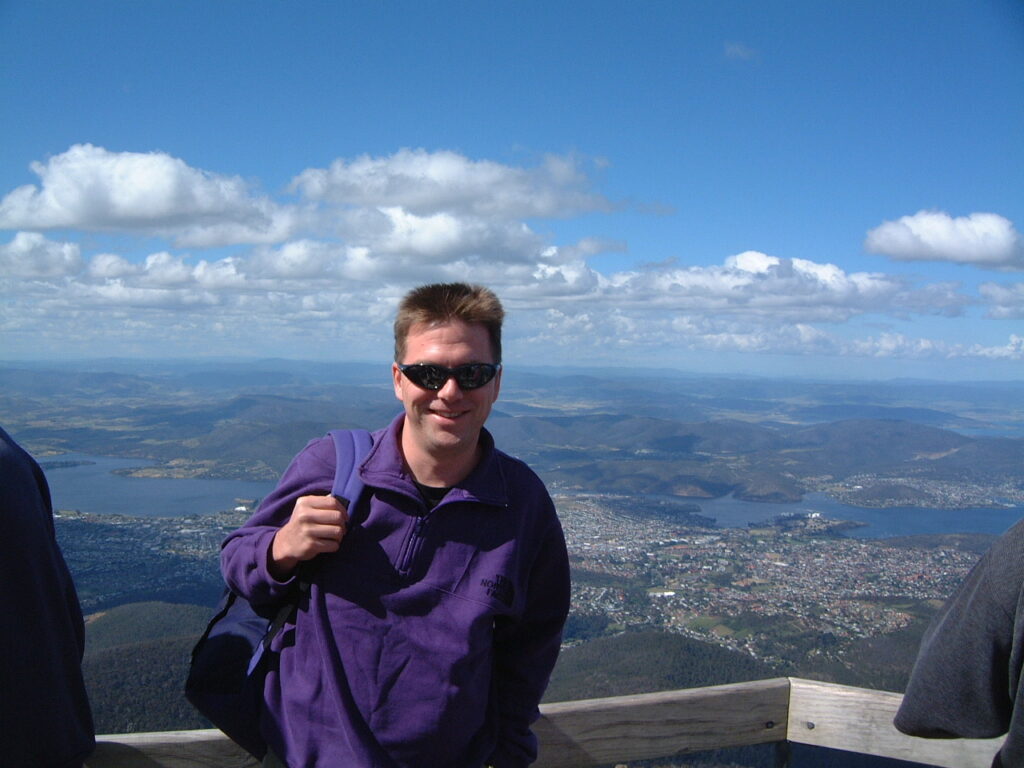 Ich auf Mt Wellington